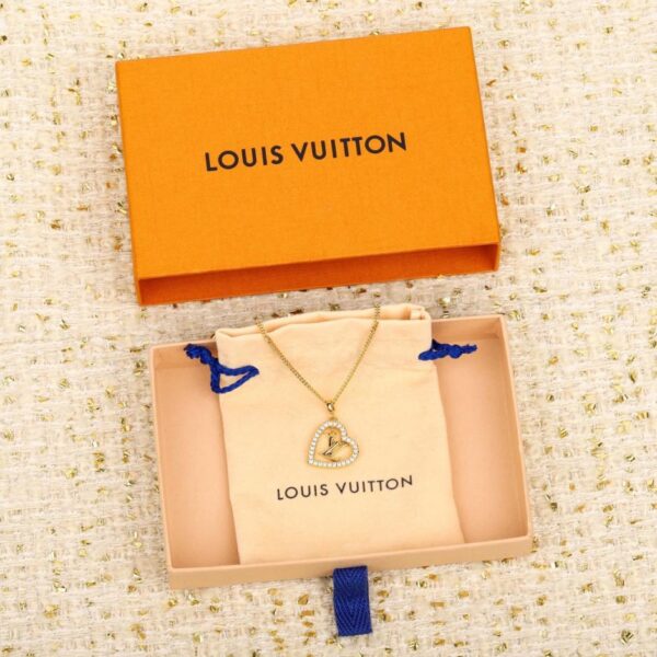 réplica,joyas,joyería,1:1,replica,fake,lujo,barato Pendientes de corazón LV (WQYDI)
