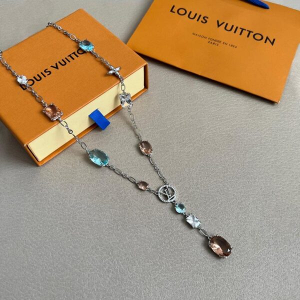 réplica,joyas,joyería,1:1,replica,fake,lujo,barato Collar LV (3XX9J)