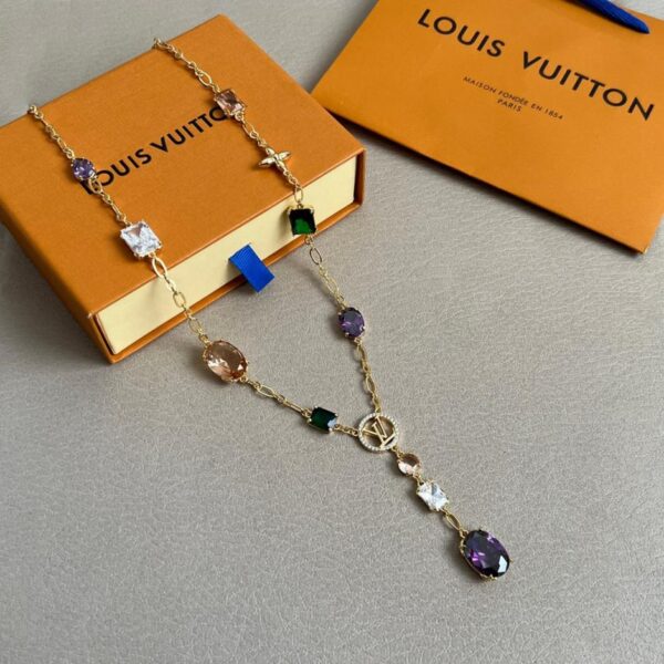 réplica,joyas,joyería,1:1,replica,fake,lujo,barato Collar LV (NTJTX)