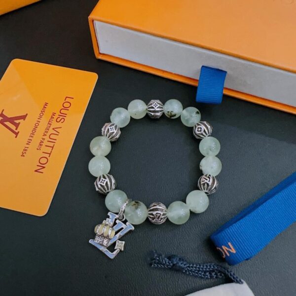 réplica,joyas,joyería,1:1,replica,fake,lujo,barato Pulsera Louis Vuitton RW de plata tailandesa con ágata multielemento (L3BFM)