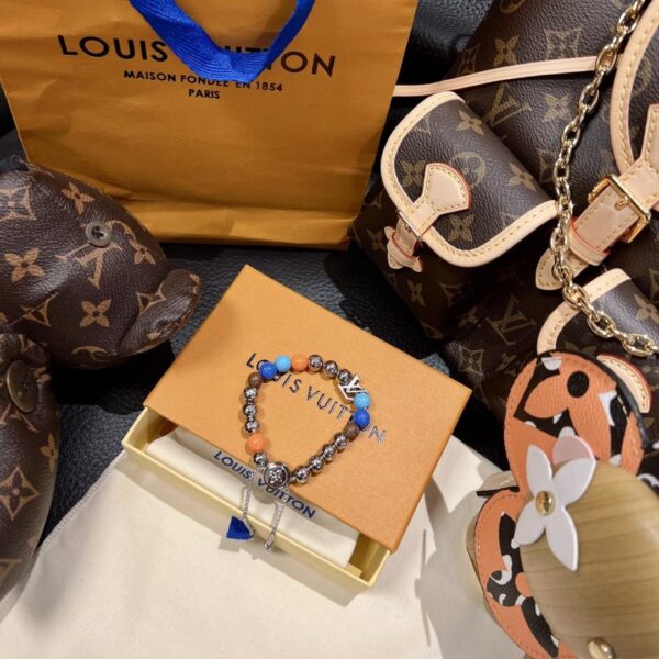 réplica,joyas,joyería,1:1,replica,fake,lujo,barato Pulsera de cuentas de colores premium de Louis Vuitton (GIQZN)