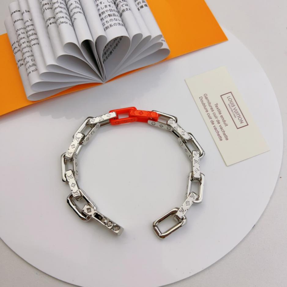 réplica,joyas,joyería,1:1,replica,fake,lujo,barato réplica,joyas,joyería,1:1,replica,fake,lujo,barato Pulsera de cadena con monograma LV (Z9UH6)