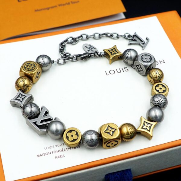 réplica,joyas,joyería,1:1,replica,fake,lujo,barato Pulsera de fiesta LV Damier (55FLW)