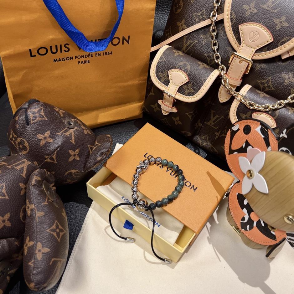 réplica,joyas,joyería,1:1,replica,fake,lujo,barato réplica,joyas,joyería,1:1,replica,fake,lujo,barato Pulsera de cuentas de colores de Louis Vuitton (MUEBN)