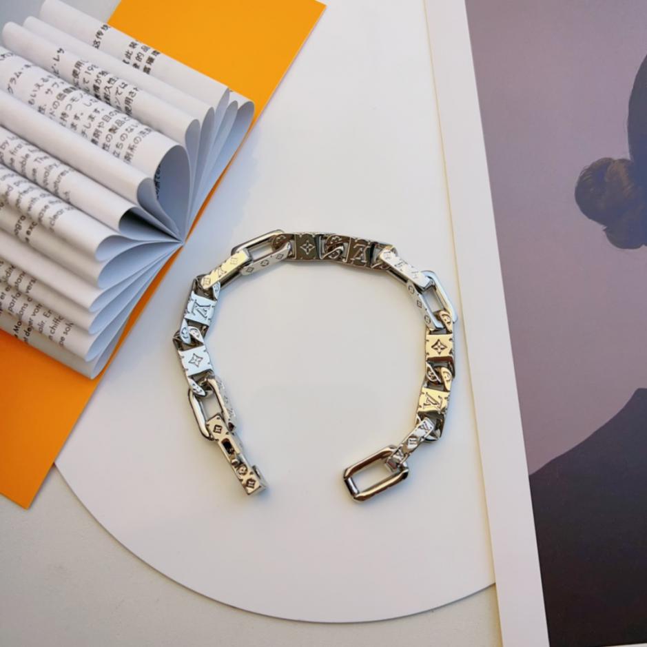 réplica,joyas,joyería,1:1,replica,fake,lujo,barato réplica,joyas,joyería,1:1,replica,fake,lujo,barato Pulsera de cadena LV Damier (OT1OH)