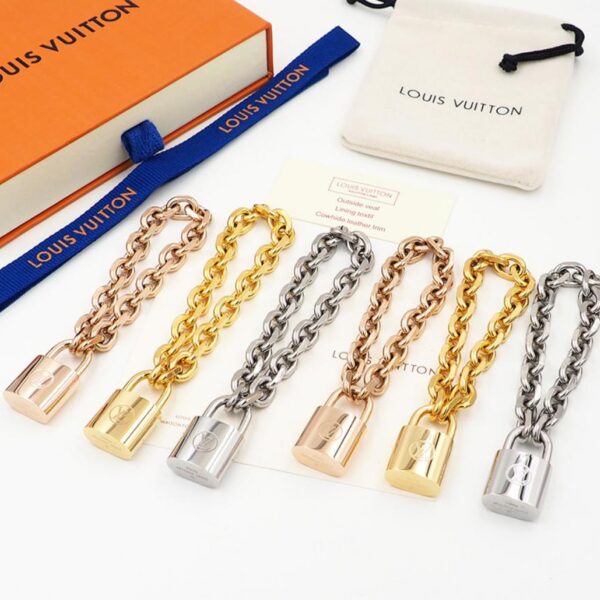 réplica,joyas,joyería,1:1,replica,fake,lujo,barato Pulsera LV New Lock LV Edge Cadenas (5LY7L)