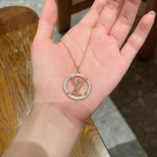 réplica,joyas,joyería,1:1,replica,fake,lujo,barato Collar clásico con estampado floral de LOUIS VUITTON (OUBAE)
