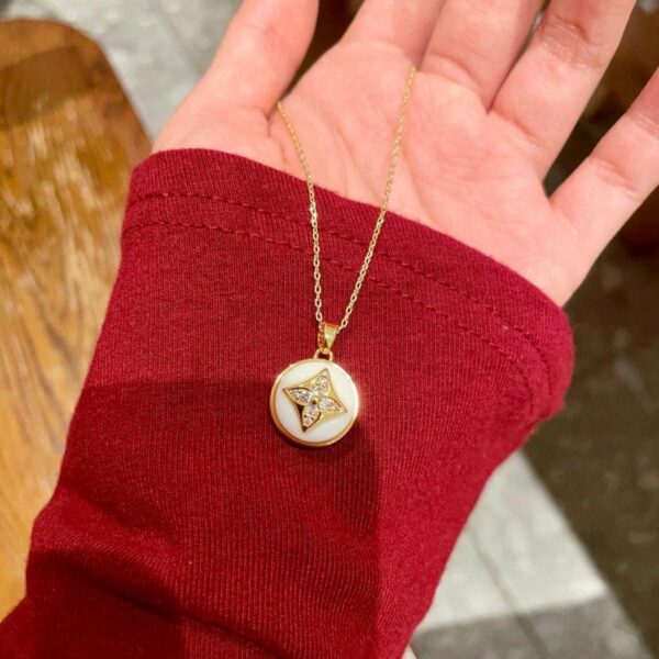 réplica,joyas,joyería,1:1,replica,fake,lujo,barato Collar con diseño clásico de LOUIS VUITTON (33A5I)
