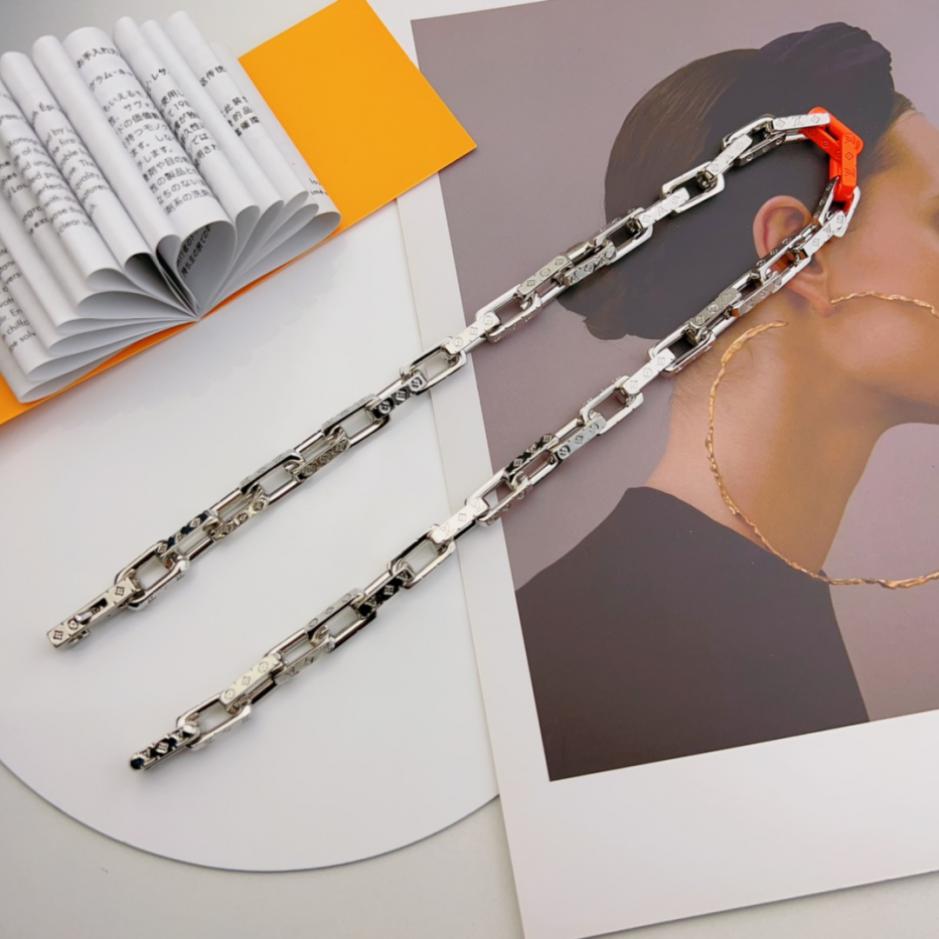 réplica,joyas,joyería,1:1,replica,fake,lujo,barato réplica,joyas,joyería,1:1,replica,fake,lujo,barato Collar de cadena con monograma (ZGP2E)