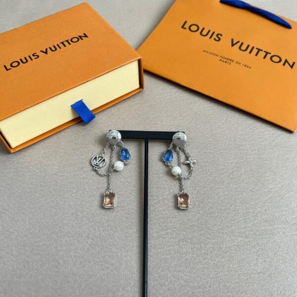 réplica,joyas,joyería,1:1,replica,fake,lujo,barato Pulsera Louis Vuitton RW Original, nueva, estilo retro, estilo rock punk, estilo tailandés plateado (HJERM)