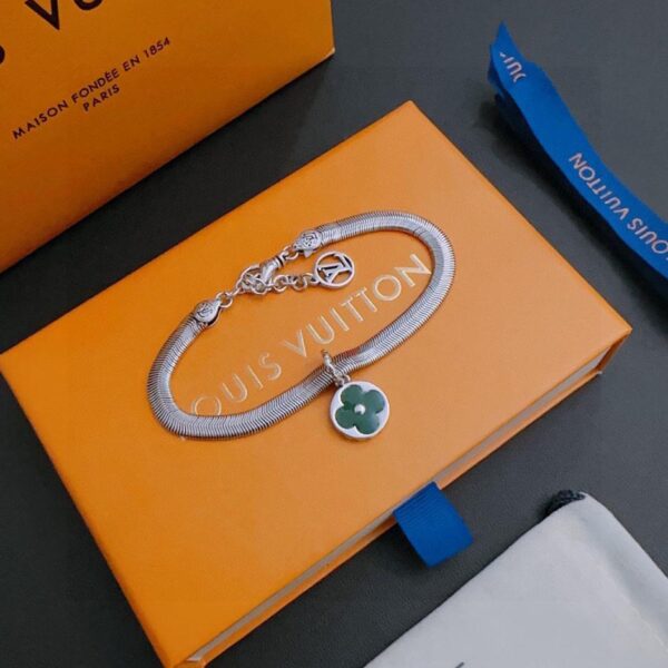 réplica,joyas,joyería,1:1,replica,fake,lujo,barato Pulsera Louis Vuitton RW Original, nueva, estilo retro, estilo rock punk, estilo tailandés plateado (SAWZT)