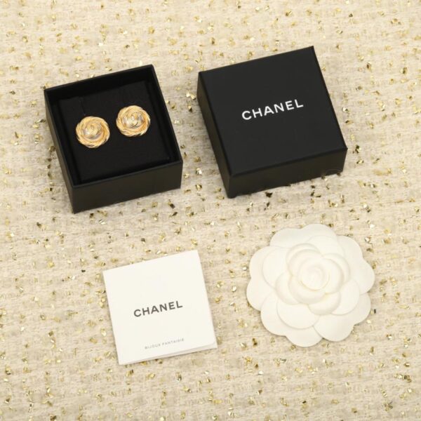 réplica,joyas,joyería,1:1,replica,fake,lujo,barato Pendientes de perlas de encaje Chanel, modelo vintage (HX1CI)