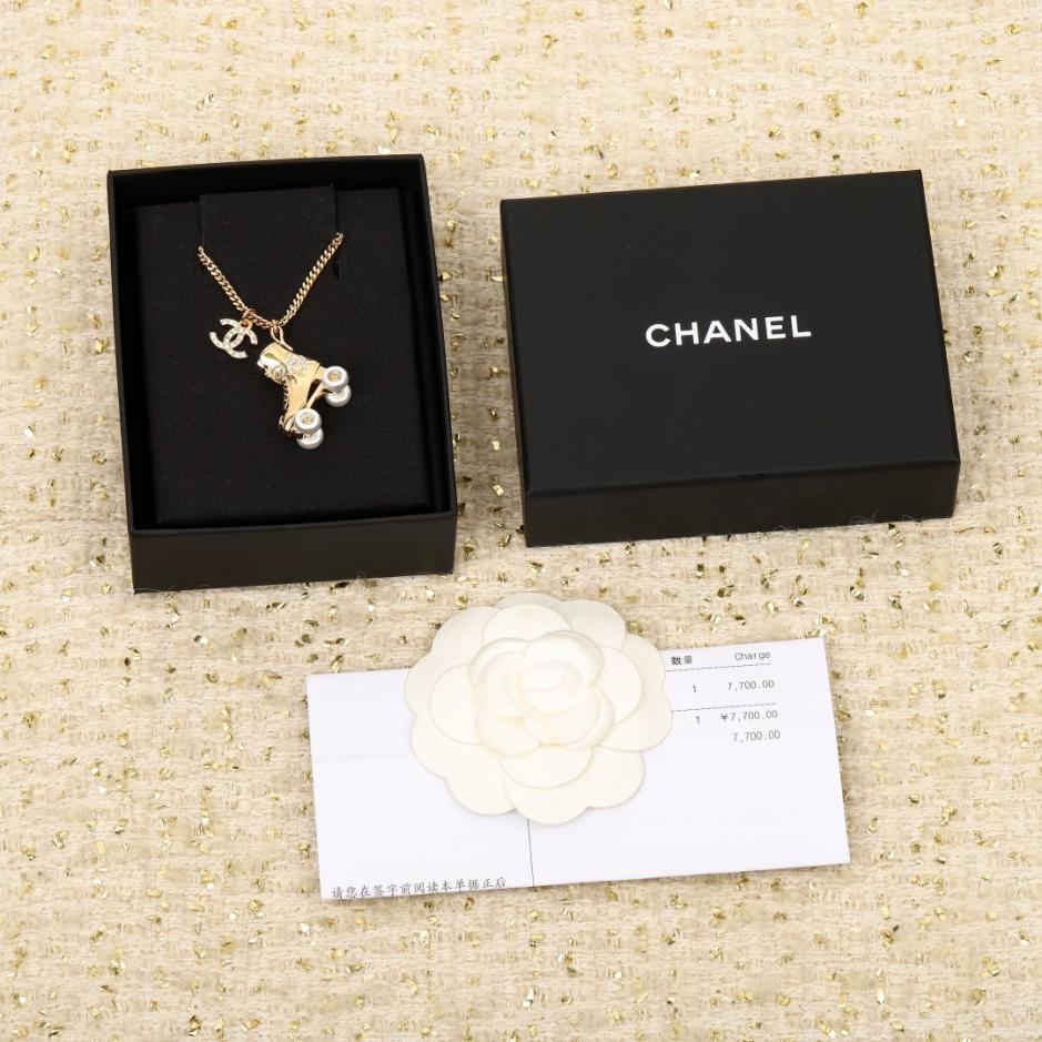 réplica,joyas,joyería,1:1,replica,fake,lujo,barato réplica,joyas,joyería,1:1,replica,fake,lujo,barato Collar de zapato Chanel 24C (LLOMT)