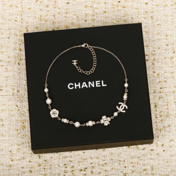 réplica,joyas,joyería,1:1,replica,fake,lujo,barato Collar con broche y bolso cuadrado de Chanel (6ZKLP)