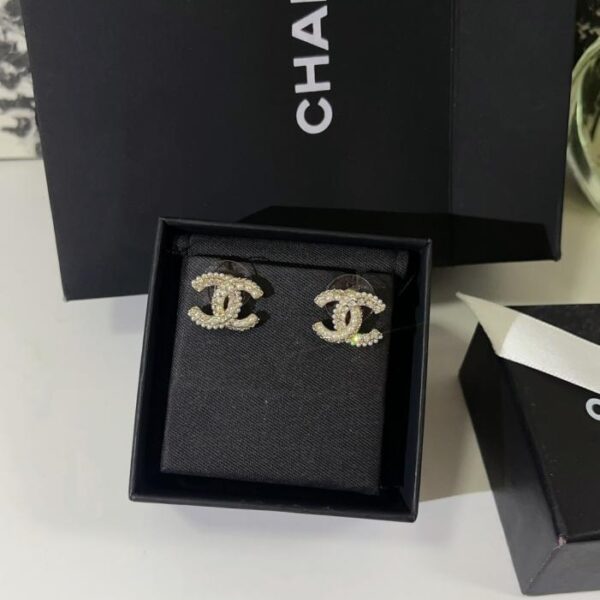 réplica,joyas,joyería,1:1,replica,fake,lujo,barato Pendientes de diamantes con nudo chino Chanel 25A (GSS5H)