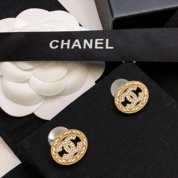 réplica,joyas,joyería,1:1,replica,fake,lujo,barato Pendientes Chanel de corazón de lava en oro de 24 quilates (S5NIN)
