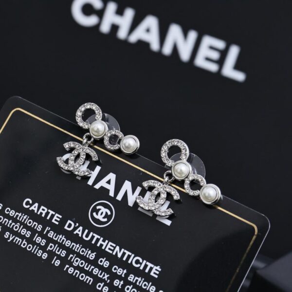 réplica,joyas,joyería,1:1,replica,fake,lujo,barato Pendientes con doble letra C Coco de la colección de los años 20 de Chanel (Z9KRL)