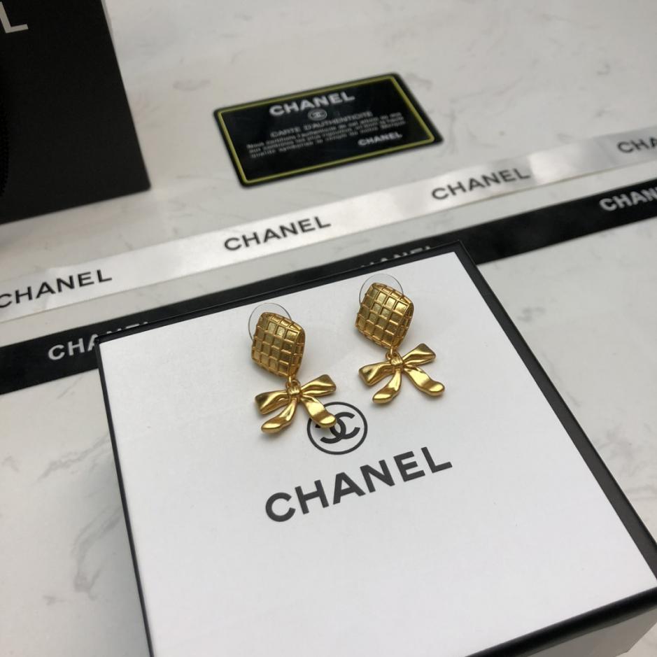 réplica,joyas,joyería,1:1,replica,fake,lujo,barato réplica,joyas,joyería,1:1,replica,fake,lujo,barato Pendientes vintage nuevos de Chanel (O5H07)