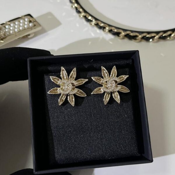réplica,joyas,joyería,1:1,replica,fake,lujo,barato Pendientes de girasol Chanel 25A (PD9PQ)