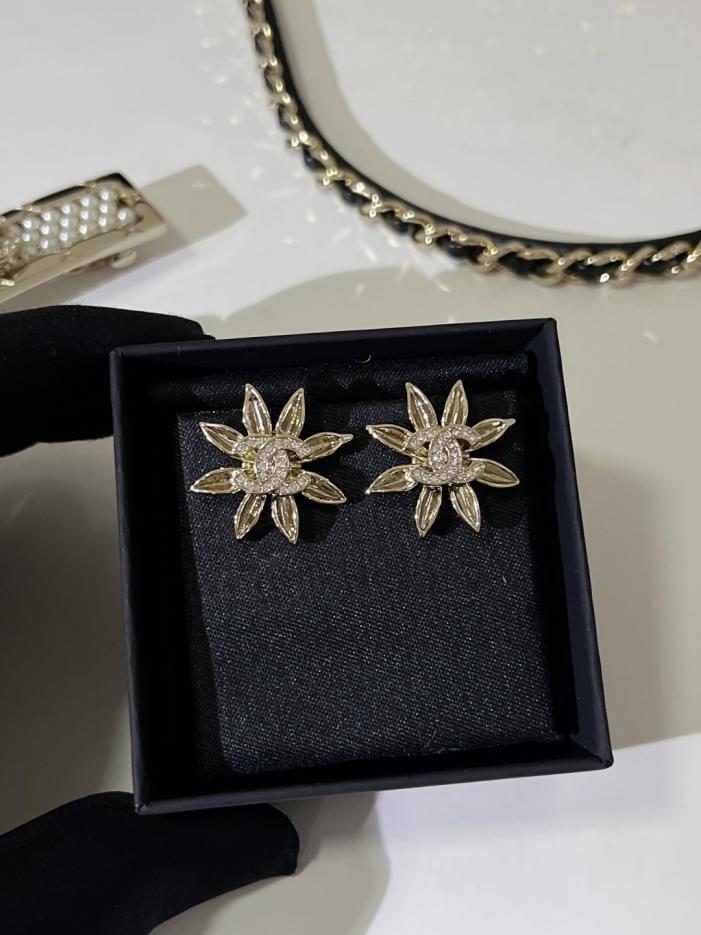 réplica,joyas,joyería,1:1,replica,fake,lujo,barato réplica,joyas,joyería,1:1,replica,fake,lujo,barato Pendientes de girasol Chanel 25A (PD9PQ)