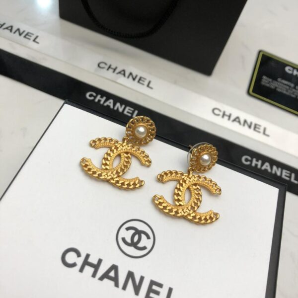 réplica,joyas,joyería,1:1,replica,fake,lujo,barato Pendientes vintage y nuevos de Chanel (3HDC0)