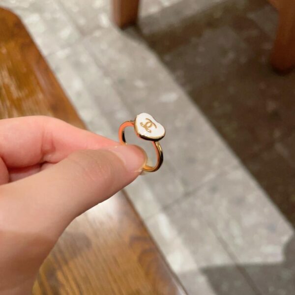 réplica,joyas,joyería,1:1,replica,fake,lujo,barato Anillo doble C de Chanel (8IB5K)