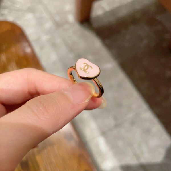 réplica,joyas,joyería,1:1,replica,fake,lujo,barato Anillo doble C de Chanel (USF06)