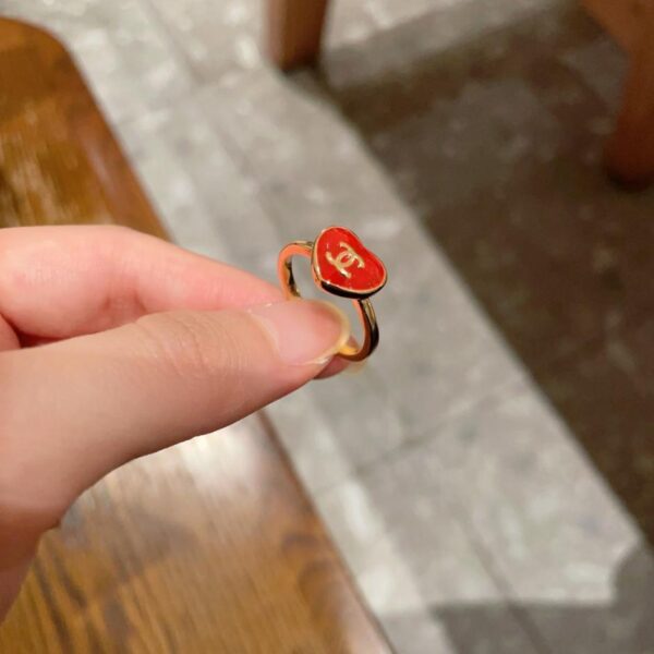 réplica,joyas,joyería,1:1,replica,fake,lujo,barato Anillo doble C de Chanel (KKG7W)
