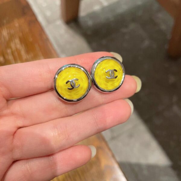 réplica,joyas,joyería,1:1,replica,fake,lujo,barato Pendientes vintage de doble C de Chanel, réplica original del logotipo (2B83O)