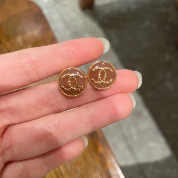 réplica,joyas,joyería,1:1,replica,fake,lujo,barato Pendientes Chanel Doble C de segunda mano (0VBW4)