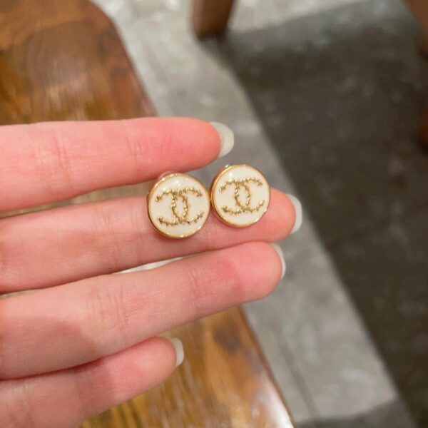 réplica,joyas,joyería,1:1,replica,fake,lujo,barato Pendientes Chanel Doble C de segunda mano (G6RPI)