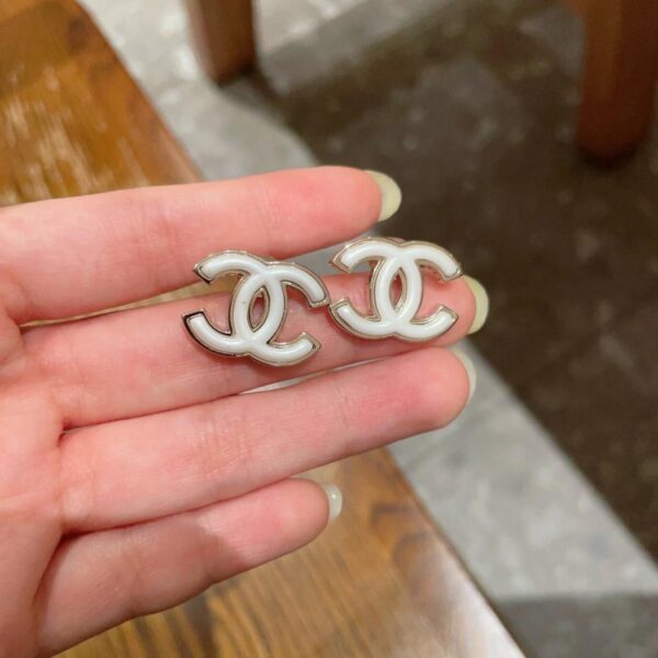 réplica,joyas,joyería,1:1,replica,fake,lujo,barato Pendientes Chanel Doble C de segunda mano (P74W6)