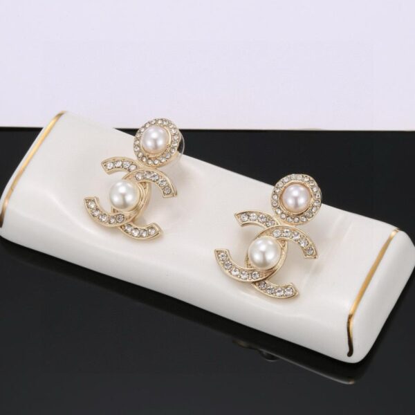 réplica,joyas,joyería,1:1,replica,fake,lujo,barato Pendientes Chanel (17L9O)
