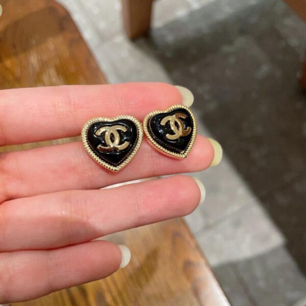 réplica,joyas,joyería,1:1,replica,fake,lujo,barato Pendientes vintage de doble C de Chanel, réplica original del logotipo (NL6YJ)