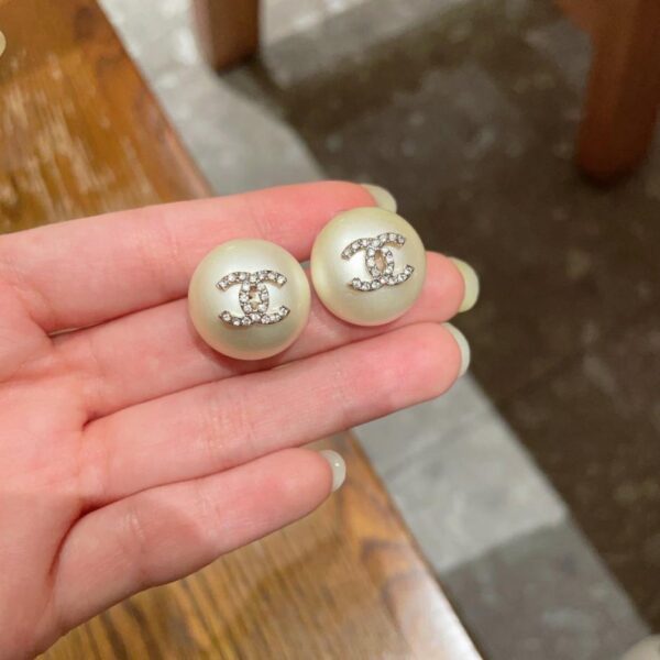 réplica,joyas,joyería,1:1,replica,fake,lujo,barato Pendientes Chanel Doble C de segunda mano (6QKEU)