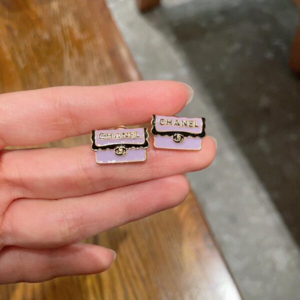 réplica,joyas,joyería,1:1,replica,fake,lujo,barato Pendientes Chanel Doble C de segunda mano (YWOQN)