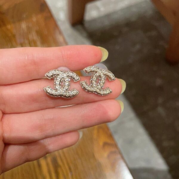 réplica,joyas,joyería,1:1,replica,fake,lujo,barato Broche clásico de perla con doble C de Chanel (12Q5S)