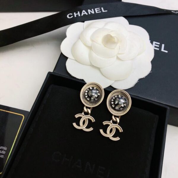 réplica,joyas,joyería,1:1,replica,fake,lujo,barato Nuevos pendientes de Chanel (6ZAEU)