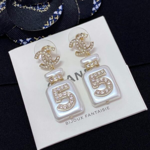 réplica,joyas,joyería,1:1,replica,fake,lujo,barato Pendientes Chanel de corazón azul y rosa (D5WL2)