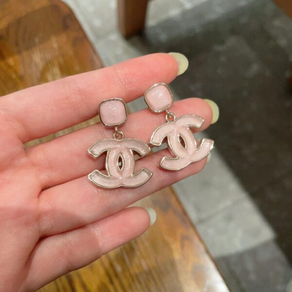 réplica,joyas,joyería,1:1,replica,fake,lujo,barato Pendientes vintage de doble C de Chanel, réplica original del logotipo (5P83I)