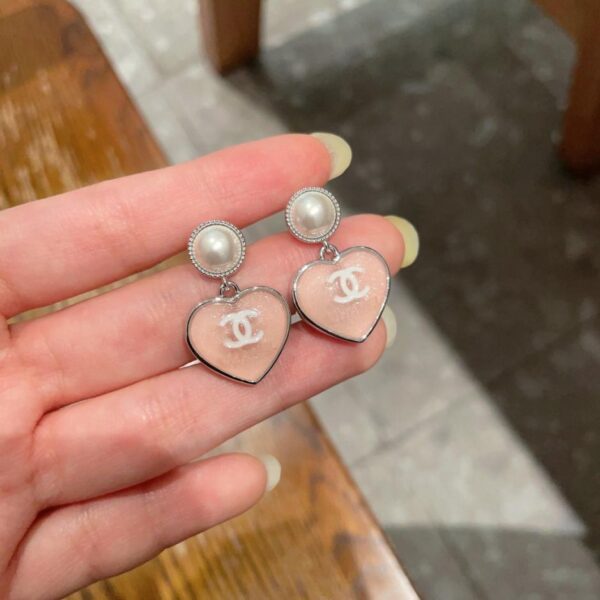 réplica,joyas,joyería,1:1,replica,fake,lujo,barato Pendientes vintage de doble C de Chanel, réplica original del logotipo (YVROL)