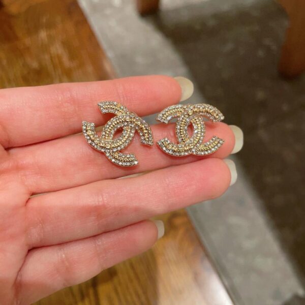 réplica,joyas,joyería,1:1,replica,fake,lujo,barato Pendientes de segunda mano de Chanel (D45J1)