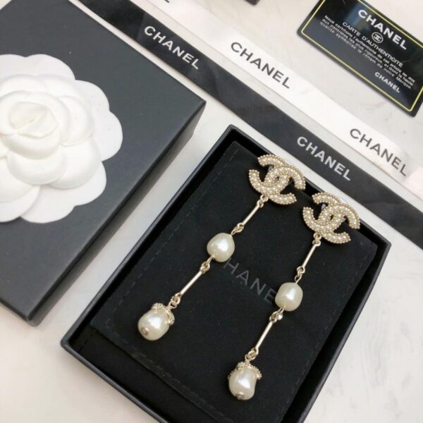réplica,joyas,joyería,1:1,replica,fake,lujo,barato Pendientes Chanel (8C869)