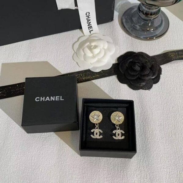 réplica,joyas,joyería,1:1,replica,fake,lujo,barato Pendientes nuevos Chanel 25A (5Z4FB)