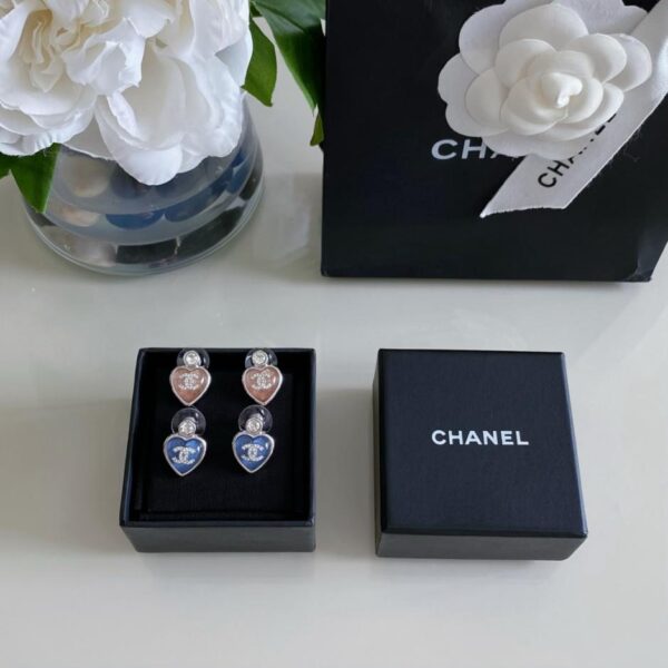 réplica,joyas,joyería,1:1,replica,fake,lujo,barato Pendientes Chanel de diamantes mixtos (NQ006)