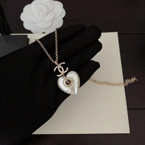réplica,joyas,joyería,1:1,replica,fake,lujo,barato Nuevo collar de lazo Chanel de latón ZP (Z52RH)