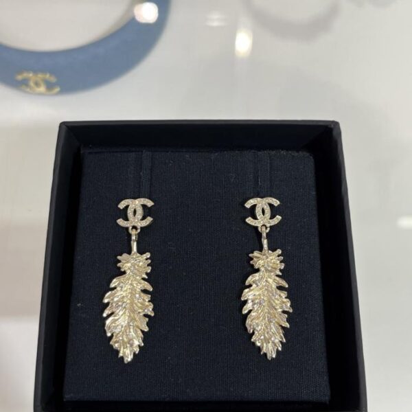 réplica,joyas,joyería,1:1,replica,fake,lujo,barato Broche de doble C con diseño de diamantes en oro 25P de Chanel (ZHMO0)