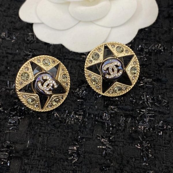 réplica,joyas,joyería,1:1,replica,fake,lujo,barato Pendientes Chanel (3AN29)