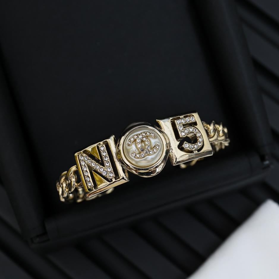 réplica,joyas,joyería,1:1,replica,fake,lujo,barato réplica,joyas,joyería,1:1,replica,fake,lujo,barato Pulsera clásica Chanel N5 con doble letra C (2DDXC)