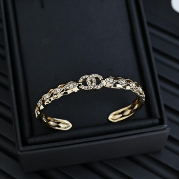 réplica,joyas,joyería,1:1,replica,fake,lujo,barato Pulsera clásica Chanel N5 con doble letra C (2DDXC)